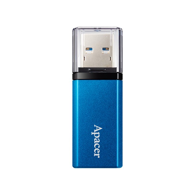 Apacer USB flash disk, USB USB 3.2 Gen1, 32GB, AH25C, niebieski, Ap32GAH25CU-1, USB A, z osłoną