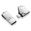 Apacer USB flash disk OTG, USB 3.0, 64GB, AH750, srebrny, AP64GAH750S-1, USB A / USB Micro B, z obrotową osłoną Apacer USB flash disk OTG, USB 3.0, 64GB, AH750, srebrny, AP64GAH750S-1, USB A / USB Micro B, z obrotową osłoną