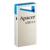 Apacer USB flash disk, USB 3.0, 64GB, AH155, srebrny, AP64GAH155U-1, USB A, z oczkiem na brelok