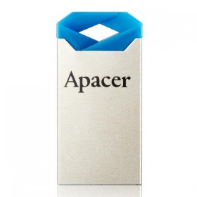 Apacer USB flash disk, USB 2.0, 64GB, AH111, niebieski, AP64GAH111U-1, USB A, z oczkiem na brelok