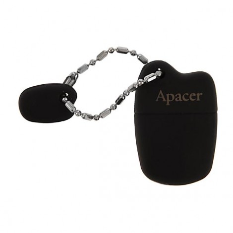 Apacer USB flash disk, USB 2.0, 64GB, AH118, czarny, AP64GAH118B-1, USB A, z osłoną Apacer USB flash disk, USB 2.0, 64GB, AH118, czarny, AP64GAH118B-1, USB A, z osłoną