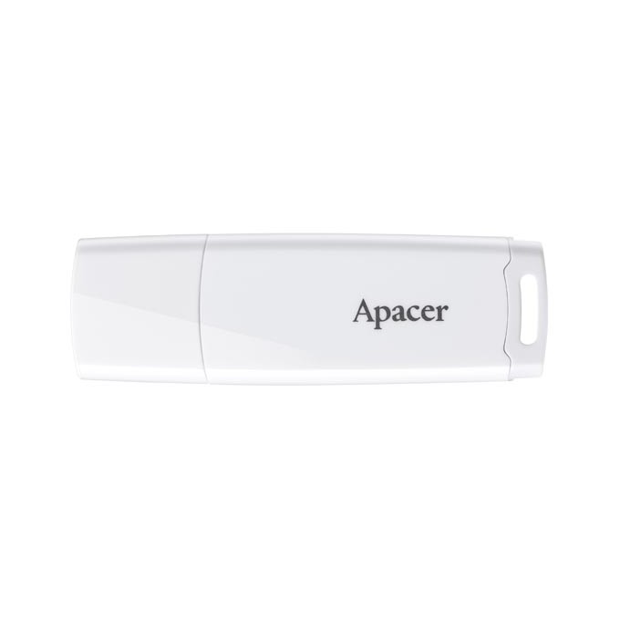 Apacer USB flash disk, USB 2.0, 64GB, AH336, biały, AP64GAH336W-1, USB A, z osłoną