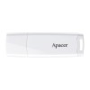 Apacer USB flash disk, USB 2.0, 64GB, AH336, biały, AP64GAH336W-1, USB A, z osłoną