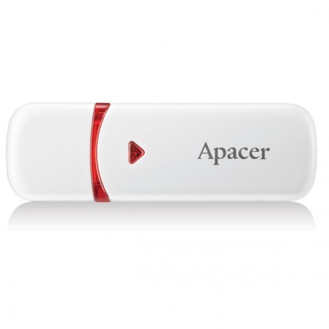 Apacer USB flash disk, USB 2.0, 64GB, AH333, biały, AP64GAH333W-1, USB A, z osłoną Apacer USB flash disk, USB 2.0, 64GB, AH333, biały, AP64GAH333W-1, USB A, z osłoną