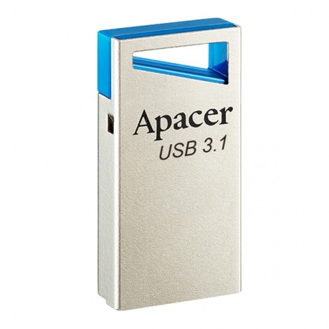 Apacer USB flash disk, USB 3.0, 128GB, AH155, srebrny, AP128GAH155U-1, USB A, z oczkiem na brelok Apacer USB flash disk, USB 3.0, 128GB, AH155, srebrny, AP128GAH155U-1, USB A, z oczkiem na brelok