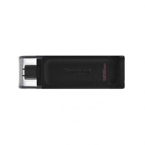 Kingston USB flash disk, USB 3.0, 128GB, DataTraveler 70, czarny, DT70/128GB, USB C