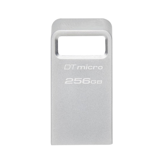 Kingston USB flash disk, USB 3.0, 256GB, DataTraveler Micro G2, srebrny, DTMC3G2/256GB, USB A