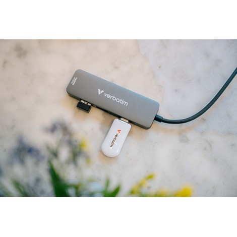 Verbatim USB flash disk, USB C, 64GB, Plectra, biały, 30228, USB C