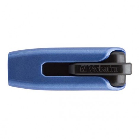 Verbatim USB flash disk, USB 3.0, 64GB, V3 MAX, Store N Go, niebieski, 49807, USB A, z wysuwanym złączem