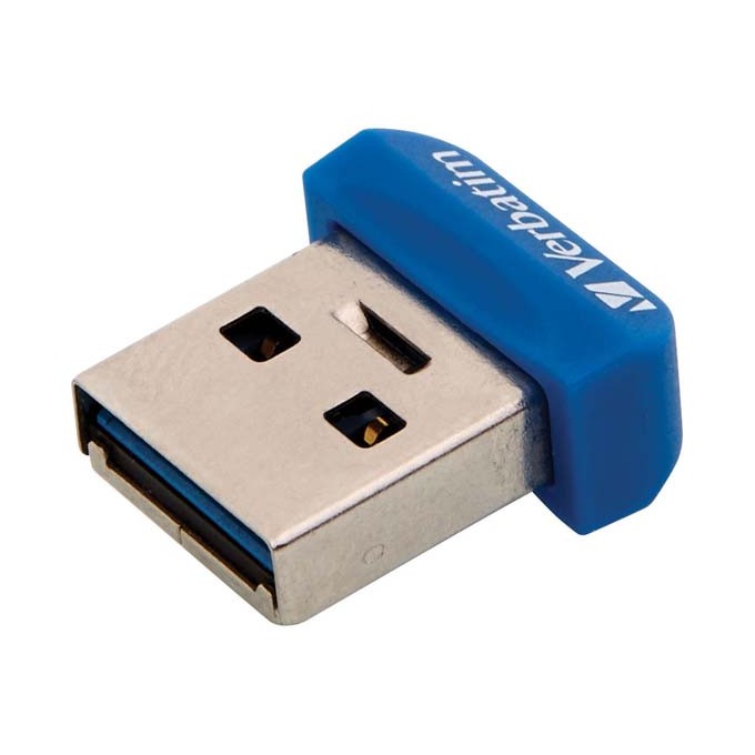 Verbatim USB flash disk, USB 3.0, 64GB, Nano, Store N Stay, niebieski, 98711, USB A