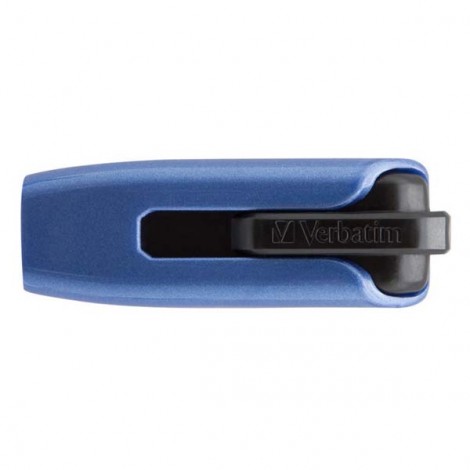 Verbatim USB flash disk, USB 3.0, 128GB, V3 MAX, Store N Go, niebieski, 49808, USB A, z wysuwanym złączem