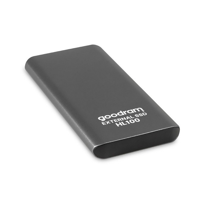 SSD Zewnętrzny Goodram HL100, SSDPR-HL100-01T, 1000GB, szary, 2.5", 450 MB/s-R, USB-C, 420 MB/s-W