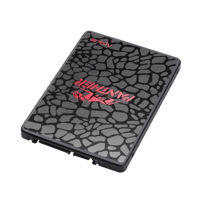 SSD Wewnętrzny Apacer AS350, AP120GAS350-1, 120GB, czarny, Panther, 2.5", 560 MB/s-R, SATA III, 540 MB/s-W