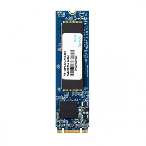 SSD Wewnętrzny Apacer AST280, AP120GAST280-1, 120GB, czarny, 500 MB/s-R, SATA III, 470 MB/s-W