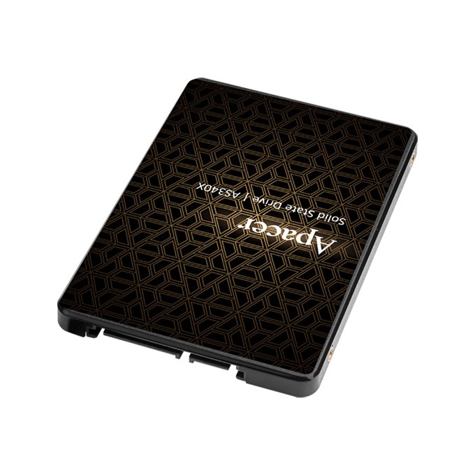 SSD Wewnętrzny Apacer AS340X, AP120GAS340XC-1, 120GB, czarny, 2.5", 550 MB/s-R, SATA III, 520 MB/s-W