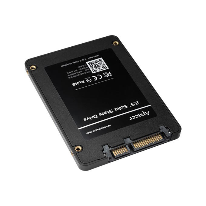 SSD Wewnętrzny Apacer AS340X, AP120GAS340XC-1, 120GB, czarny, 2.5", 550 MB/s-R, SATA III, 520 MB/s-W