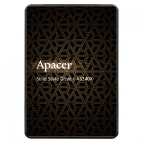 SSD Wewnętrzny Apacer AS340X, AP480GAS340XC-1, 480GB, czarny, 2.5", 550 MB/s-R, SATA III, 520 MB/s-W
