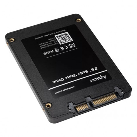 SSD Wewnętrzny Apacer AS340X, AP960GAS340XC-1, 960GB, czarny, 2.5", 550 MB/s-R, SATA III, 520 MB/s-W