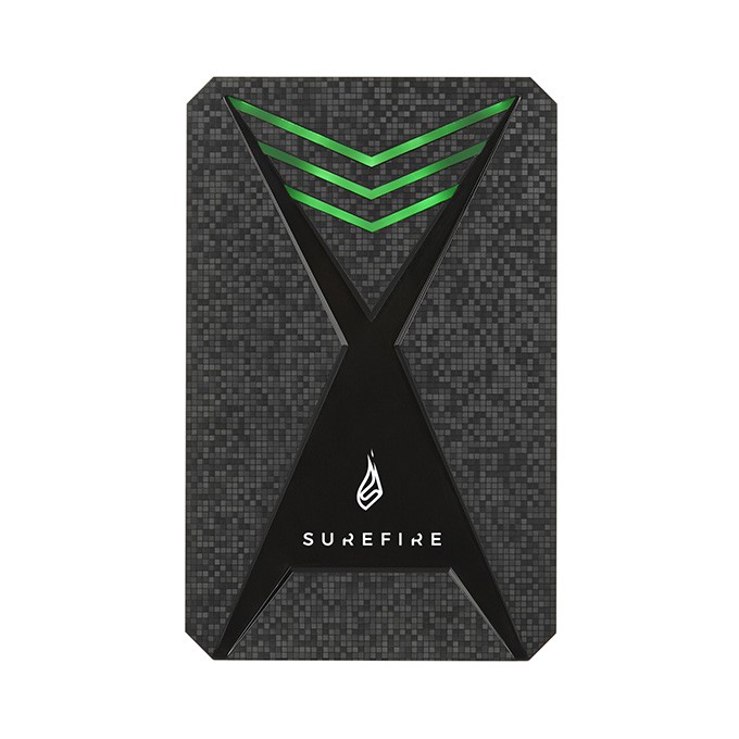SSD Zewnętrzny Surefire GX3 Gaming, 53684, 1000GB, czarny, 2.5", USB micro B