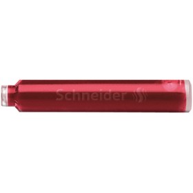 Naboje do piór SCHNEIDER, 6 szt., czerwony