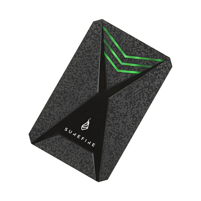 SSD Zewnętrzny Surefire GX3 Gaming, 53684, 1000GB, czarny, 2.5", USB micro B