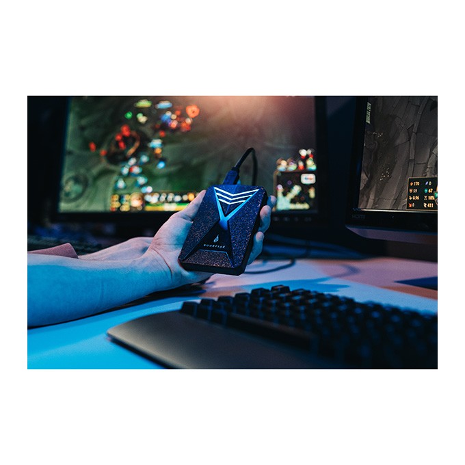 SSD Zewnętrzny Surefire GX3 Gaming, 53684, 1000GB, czarny, 2.5", USB micro B