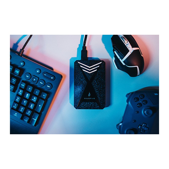 SSD Zewnętrzny Surefire GX3 Gaming, 53684, 1000GB, czarny, 2.5", USB micro B