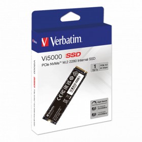 SSD Wewnętrzny Verbatim Vi5000 M.2, 31826, 1000GB, czarny, 5000 MB/s-R, NVMe, 4500 MB/s-W