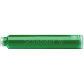 Naboje do piór SCHNEIDER, 6 szt., zielony
