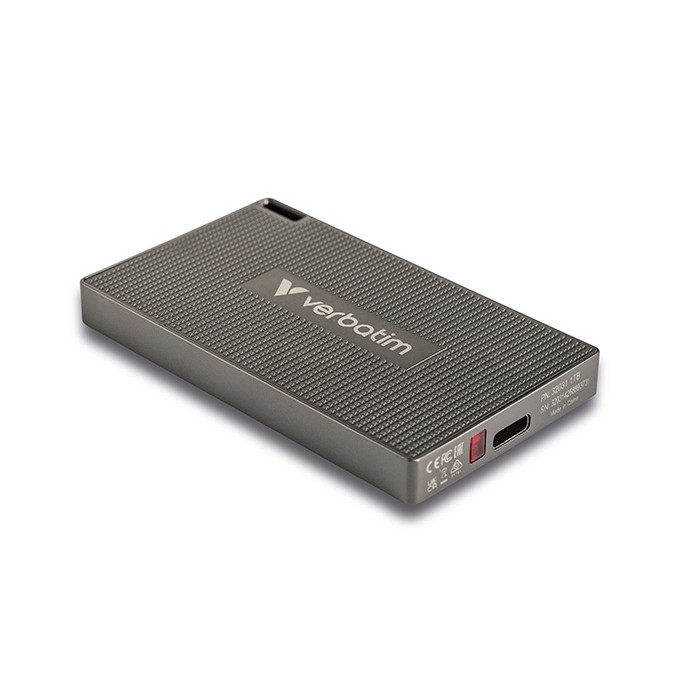 SSD Zewnętrzny Verbatim Metal Mini SSD, 32030, 512GB, czarna, 2000 MB/s-R, USB C, 1750 MB/s-W