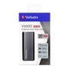 SSD Zewnętrzny Verbatim Vx500, 47441, 120GB, srebrny, 2.5", USB-C