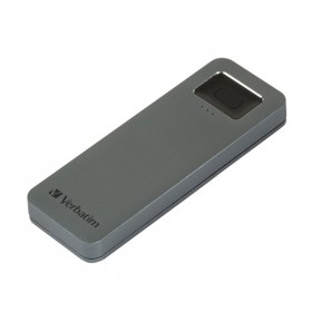SSD Zewnętrzny Verbatim Executive Fingerprint Secure, 53656, 512GB, szary, szyfrowanie 256-bit AES, 2.5", USB-C, RODO