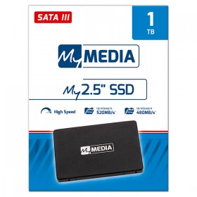 SSD Wewnętrzny MyMedia 69281, 512GB, czarny, 2.5", 520 MB/s-R, SATA III, 480 MB/s-W