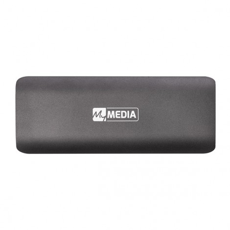 SSD Zewnętrzny MyMedia 69286, 1000GB, szary, 520 MB/s-R, USB 3.2 Gen 2, 400 MB/s-W