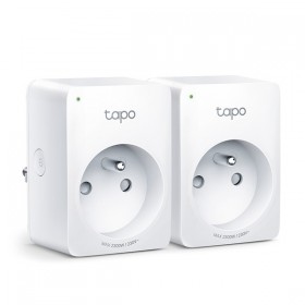 Gniazdko smart Tapo P100 220-240 V 50/60 Hz, konfiguracja z WiFi, MAX.2300W, biała, TP-LINK, pilot, timer, sterowanie 