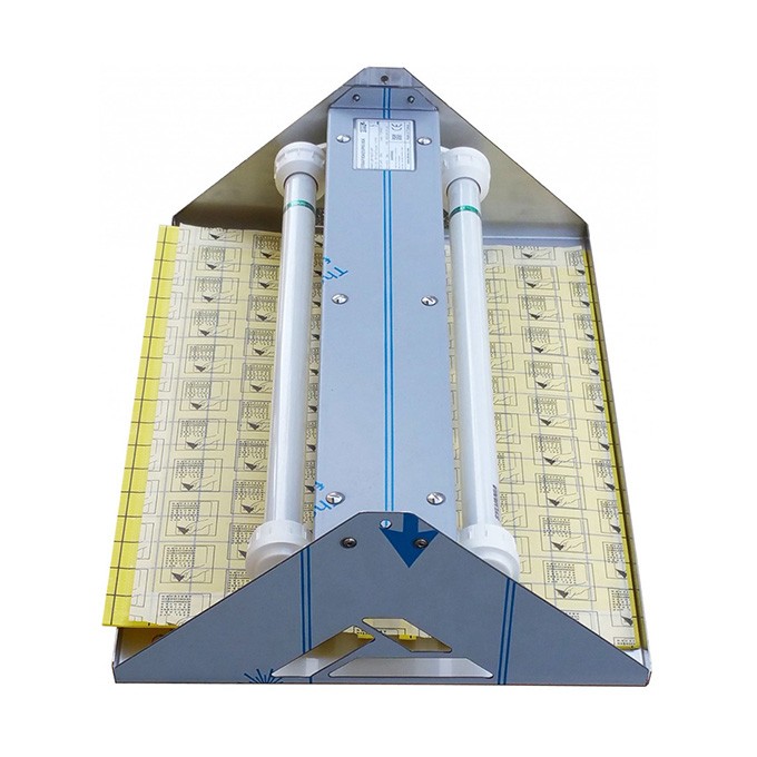 Lampa owadobójcza 230 V, do 80 m2, 2x15W, srebrny, Format1, ITRAP30