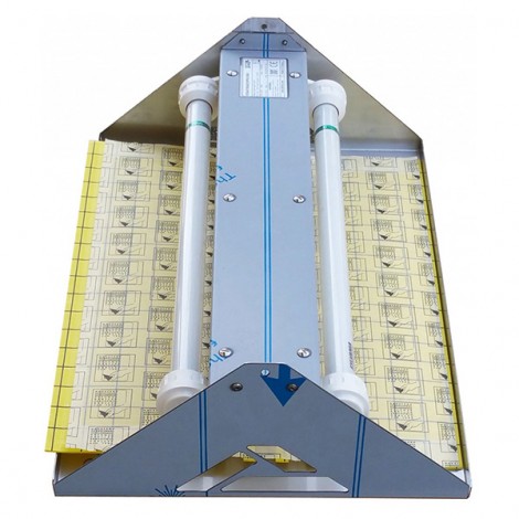 Lampa owadobójcza 230 V, do 80 m2, 2x15W, srebrny, Format1, ITRAP30 Lampa owadobójcza 230 V, do 80 m2, 2x15W, srebrny, Format1, ITRAP30