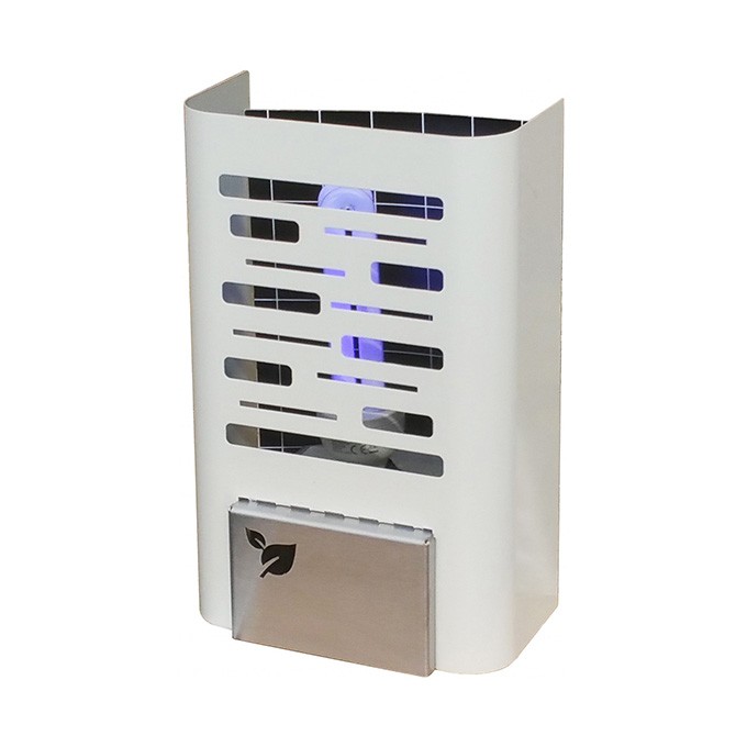 Lampa owadobójcza 230 V, do 50 m2, 20W, srebrny, Format1, IGLUCN, IP20, z lepem na owady
