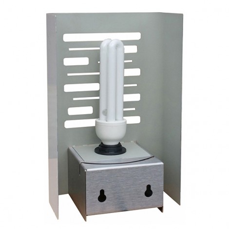 Lampa owadobójcza 230 V, do 50 m2, 20W, srebrny, Format1, IGLUCN, IP20, z lepem na owady Lampa owadobójcza 230 V, do 50 m2, 20W, srebrny, Format1, IGLUCN, IP20, z lepem na owady