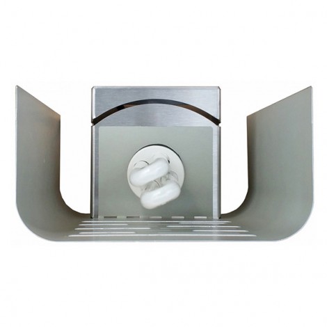 Lampa owadobójcza 230 V, do 50 m2, 20W, srebrny, Format1, IGLUCN, IP20, z lepem na owady Lampa owadobójcza 230 V, do 50 m2, 20W, srebrny, Format1, IGLUCN, IP20, z lepem na owady