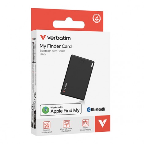 Lokalizator Bluetooth My Finder Card czarny, 32138, Verbatim Lokalizator Bluetooth My Finder Card czarny, 32138, Verbatim
