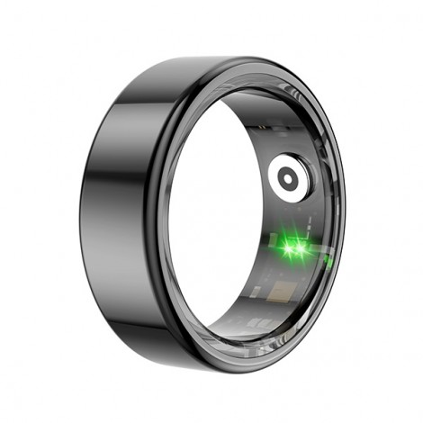 Smart RING czarny, tętno, saturacja, monitor snu, aktywność, roz 8, Powerton Smart RING czarny, tętno, saturacja, monitor snu, aktywność, roz 8, Powerton