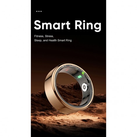 Smart RING czarny, tętno, saturacja, monitor snu, aktywność, roz 8, Powerton Smart RING czarny, tętno, saturacja, monitor snu, aktywność, roz 8, Powerton