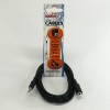 Przedłużacz do kabli audio Jack (3,5mm) M - Jack (3,5mm) F, 3m, czarna, Logo