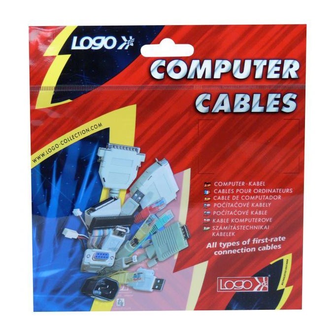 Przedłużacz do kabli audio Jack (3,5mm) M - Jack (3,5mm) F, 3m, czarna, Logo