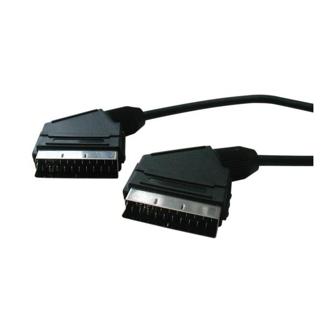 Video Kabel SCART M - SCART M, 5m, czarna, EOL