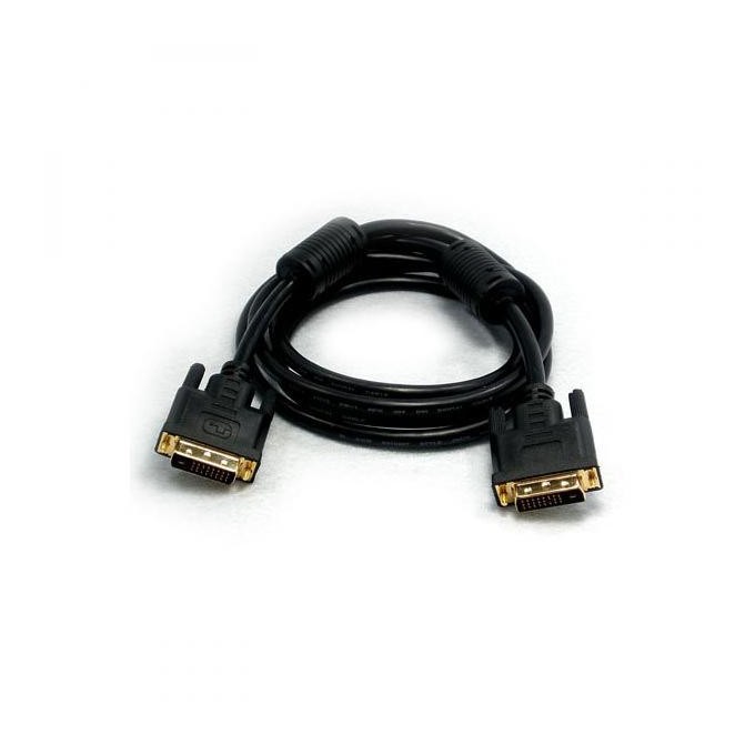 Video Kabel DVI (24+1) M - DVI (24+1) M, Dual link, 20m, pozłacane końcówki, ekranowany, czarna, EOL