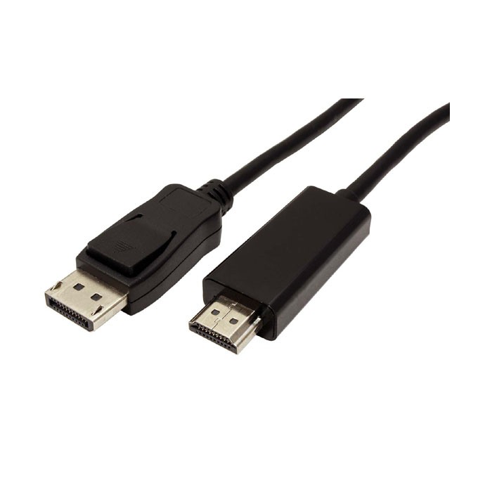 Video Kabel DisplayPort M - HDMI M, 1m, czarna