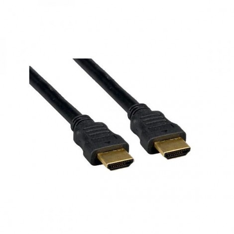 Video Kabel HDMI M - HDMI M, HDMI 1.4 - High Speed with Ethernet, 1m, pozłacane złącza, czarna
