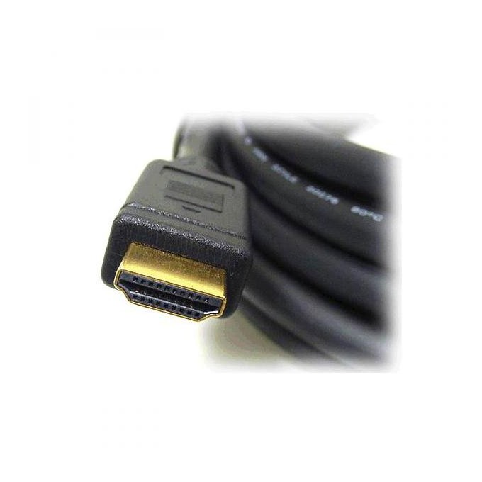 Video Kabel HDMI M - HDMI M, HDMI 1.4 - High Speed with Ethernet, 2m, pozłacane złącza, czarny